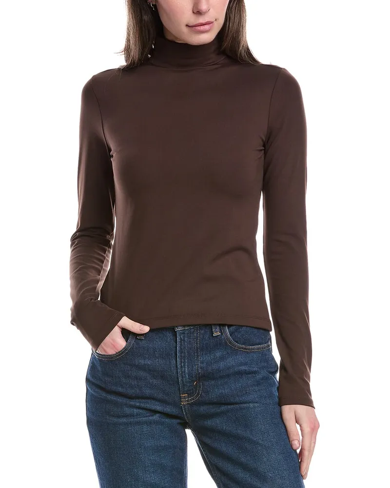 Rag & Bone R&B Enhance Turtleneck Top Brown