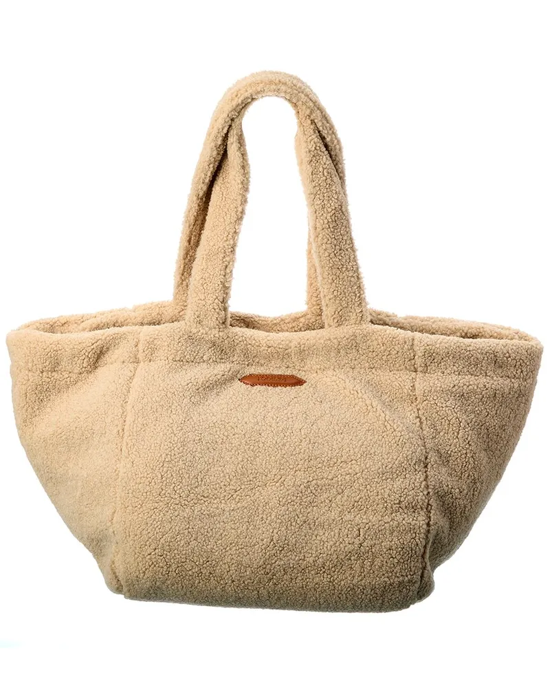 Poolside The Slouchy Teddy Tote & Clutch Brown