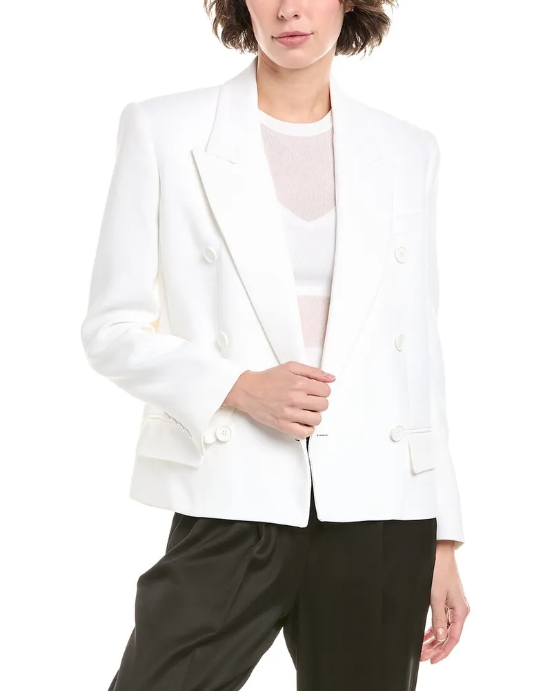 Michael Kors Cutoff Blazer White