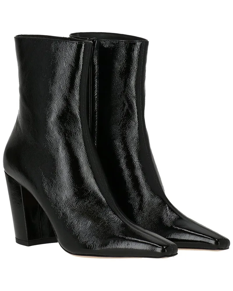 Jimmy Choo Zadie 85 Leather Bootie Black