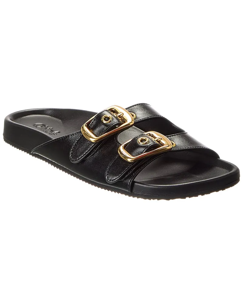 Chloé Polly Leather Sandal Black