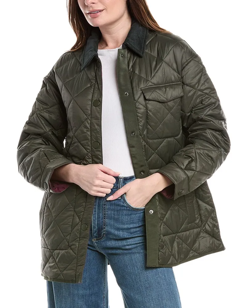 Sam Edelman Quilted Jacket Green