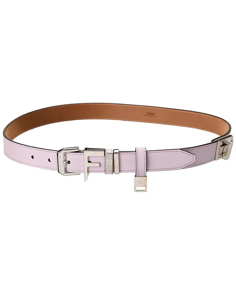 Fendi Leather Belt Pink