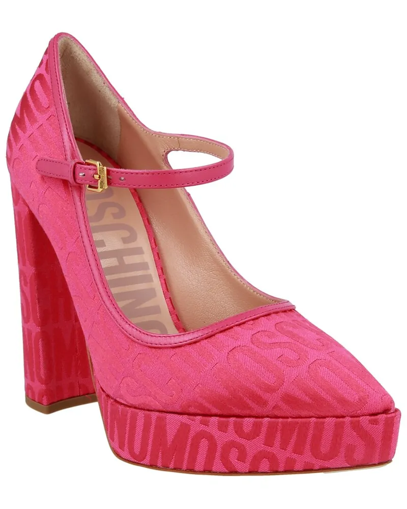 Moschino Leather-Trim Pump Nocolor
