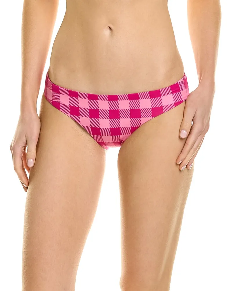 Solid and Striped The Elle Reversible Bikini Bottom Pink