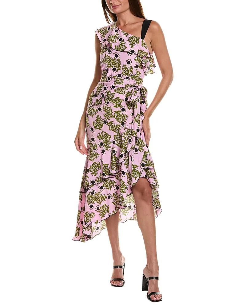 Diane von Furstenberg Violetta Midi Dress Pink