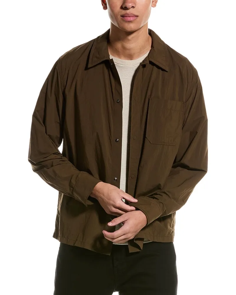 Theory Feather Shirt Brown