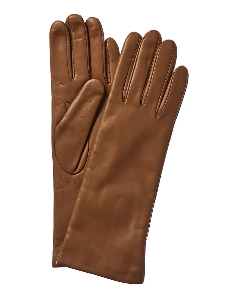 portolano  Cashmere-Lined Leather Gloves Nocolor