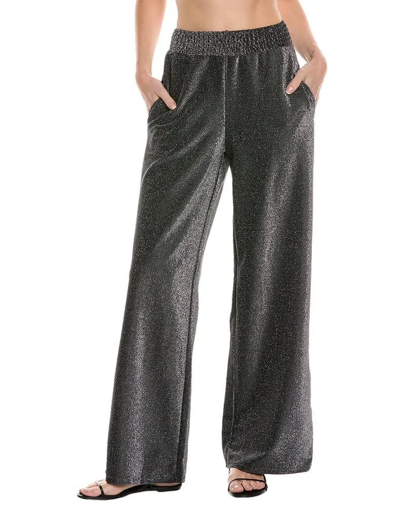 WeWoreWhat Smocked Pant Black