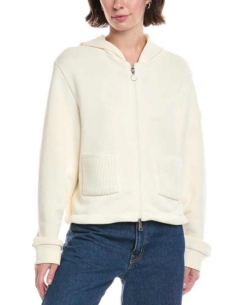 Moncler Hooded Jacket White