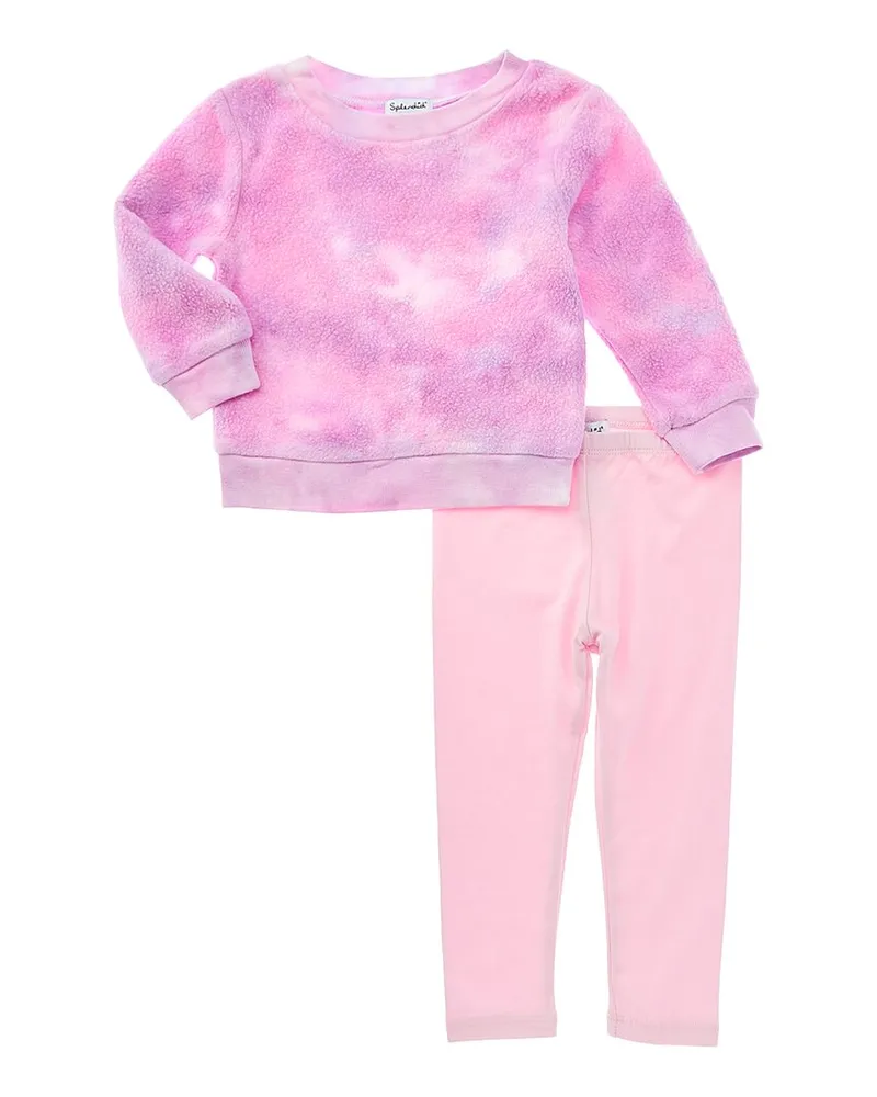 Splendid 2pc Sweatshirt & Legging Set Pink