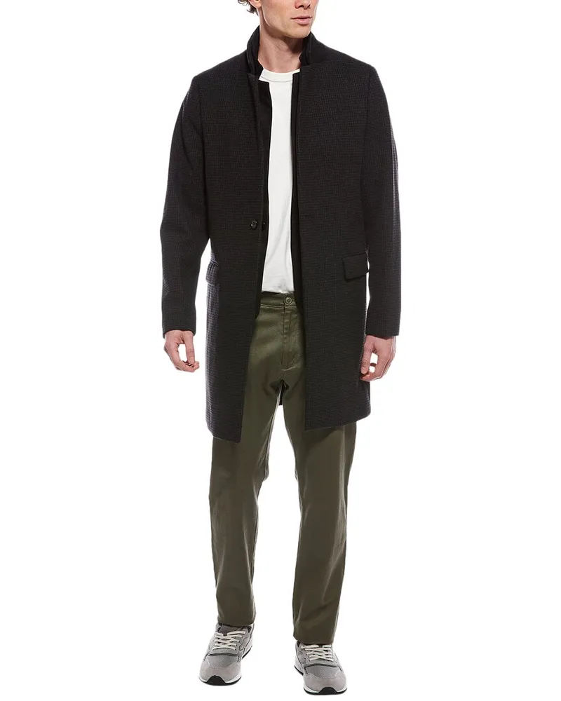 AllSaints Wixx Wool-Blend Coat Black