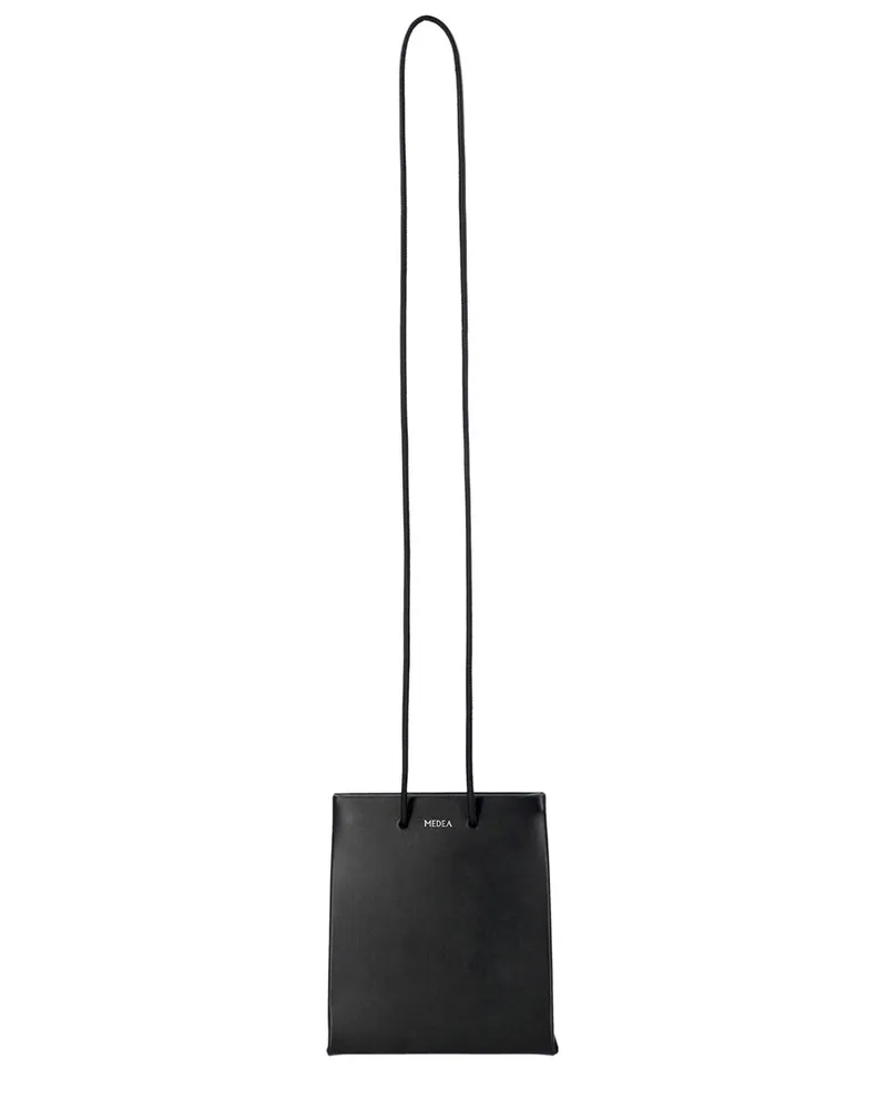 MEDEA Leather Crossbody Black