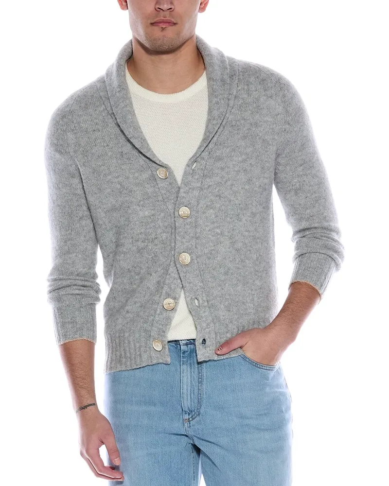 Brunello Cucinelli Alpaca & Wool-Blend Cardigan Nocolor