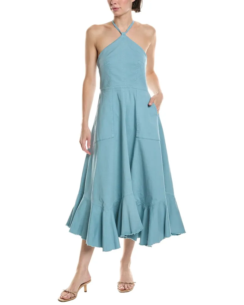 Cinq à Sept Audrey Midi Dress Blue