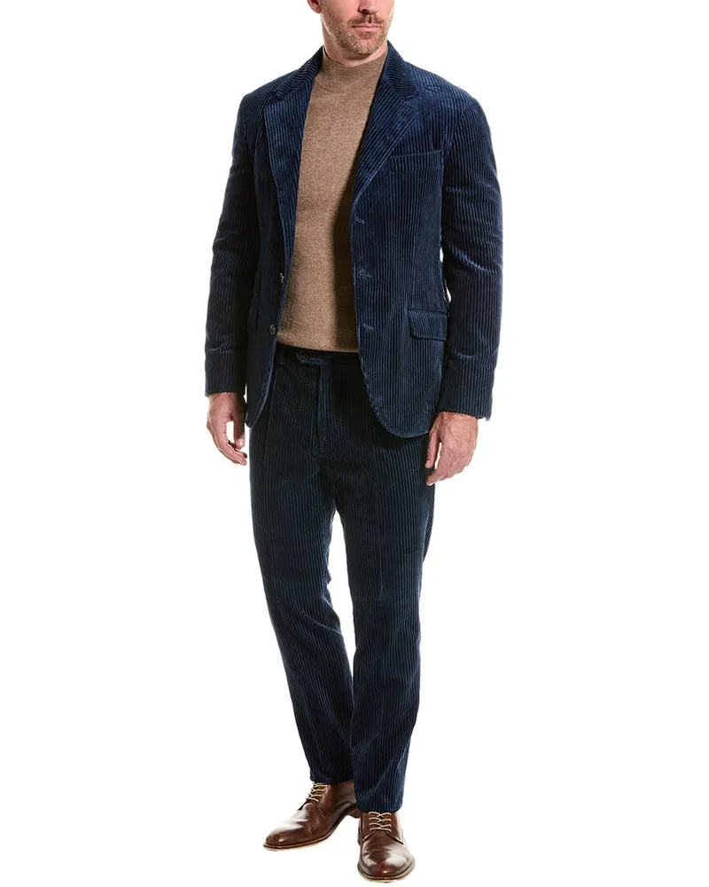 Brunello Cucinelli 2pc Corduroy Suit Nocolor