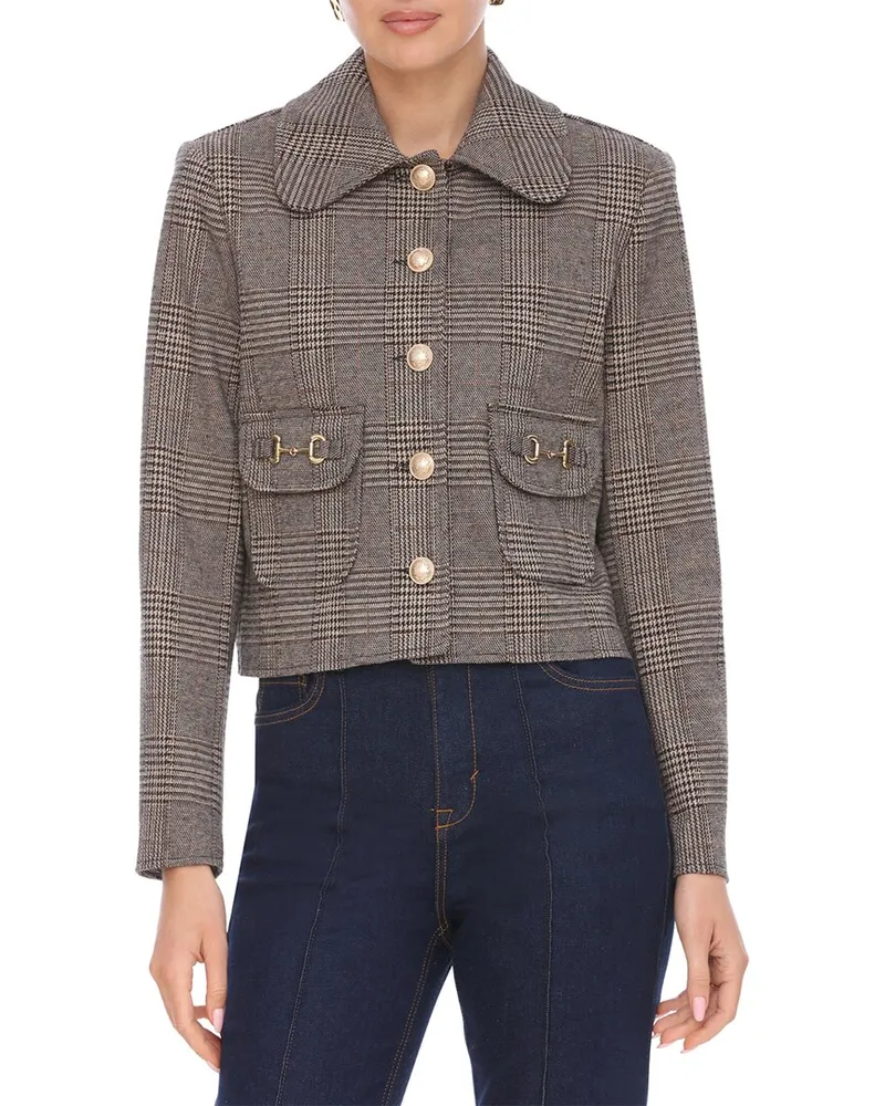 Bagatelle Jacquard Jacket Brown