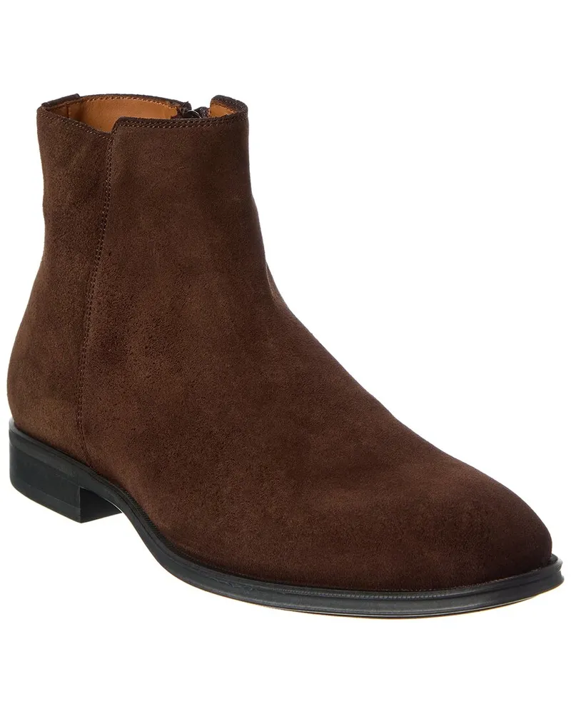 Aquatalia Daniel Suede Boot Brown