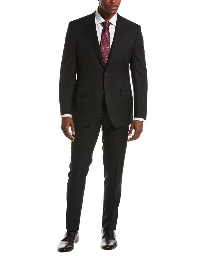 Canali 2pc Wool Suit Black