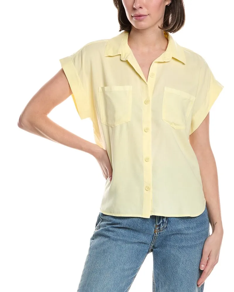 Bella Dahl Two Pocket Button-Up Shirt Nocolor