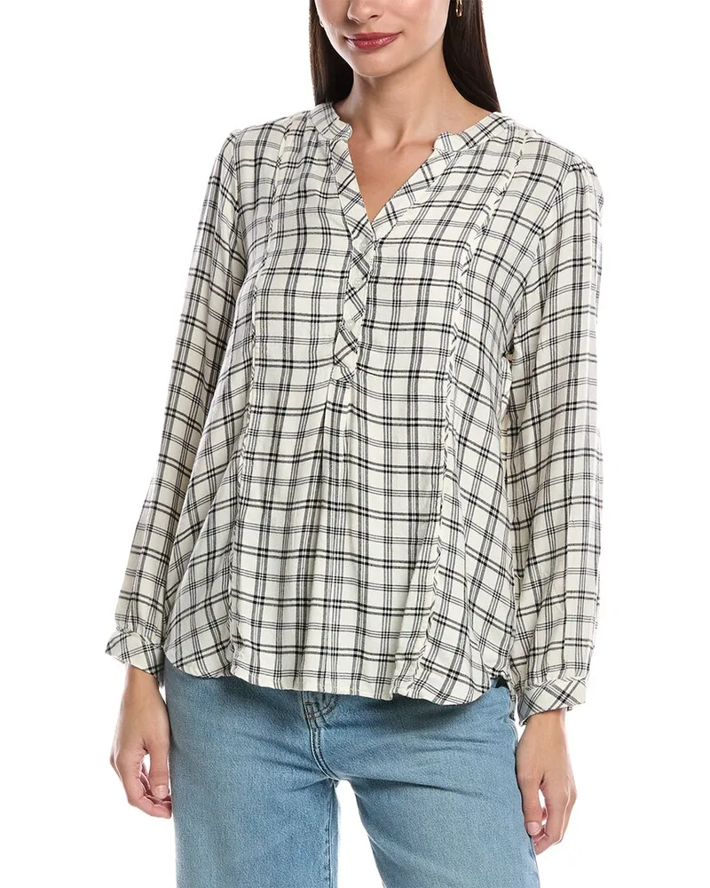 Michael Stars Lucille Shirt White