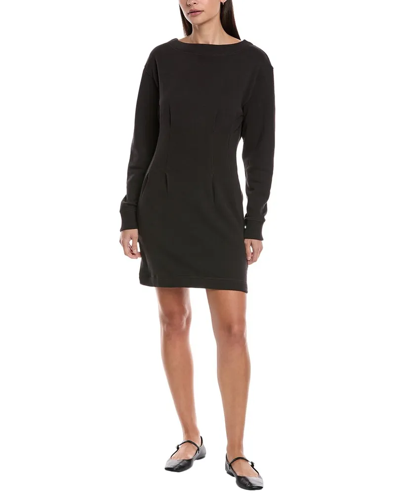 Nation Ltd Ronni Sweatshirt MiniDress Black