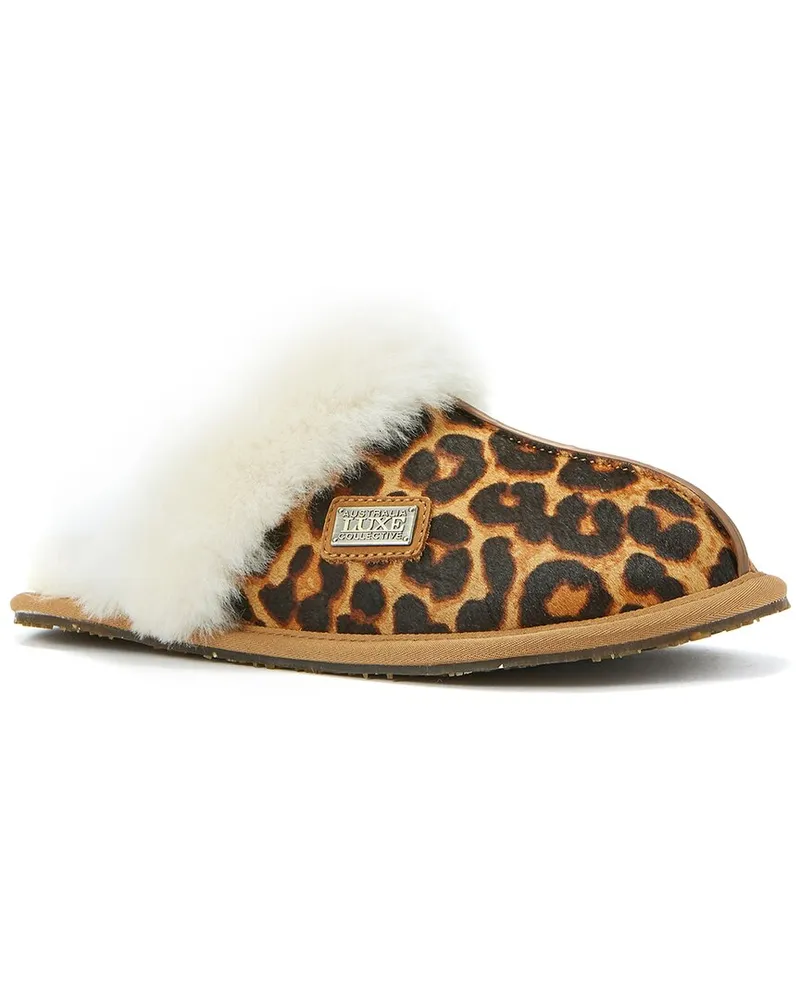 Australia Luxe Closed Mule Leather Slipper Nocolor