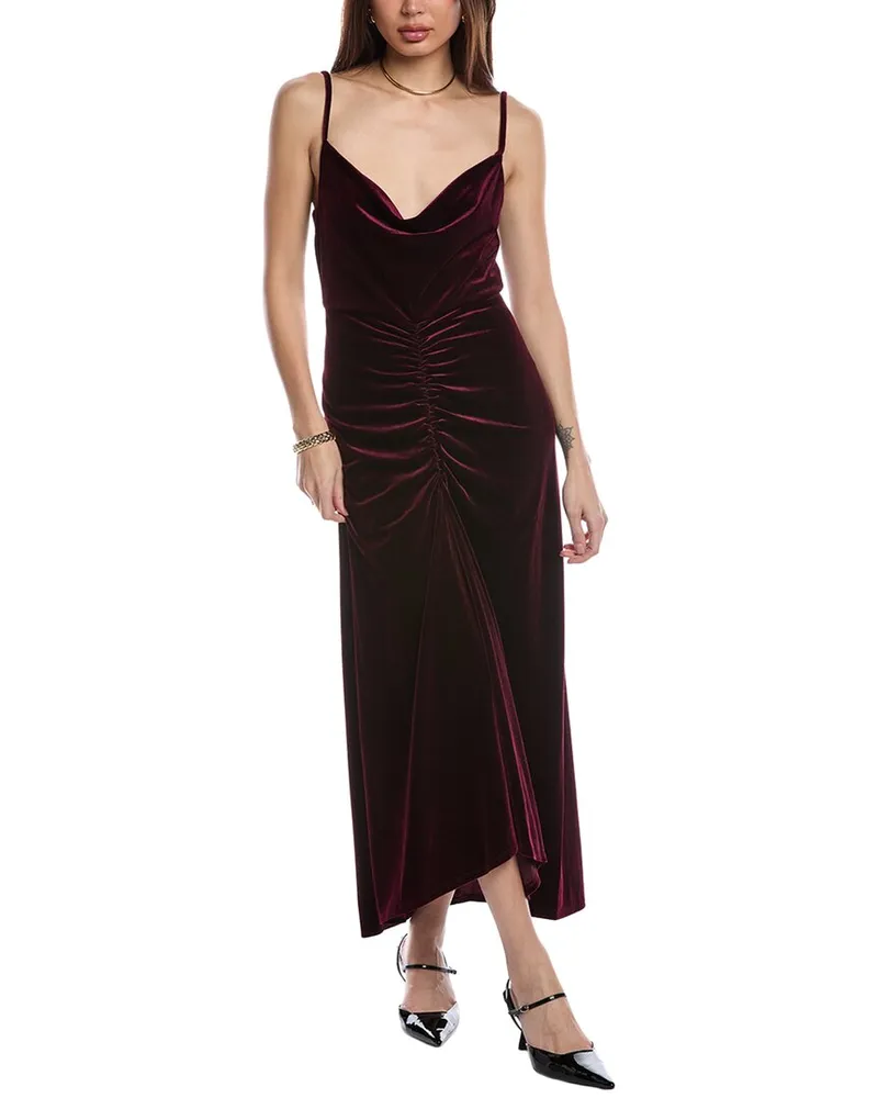 taylor Velvet Midi Dress Nocolor