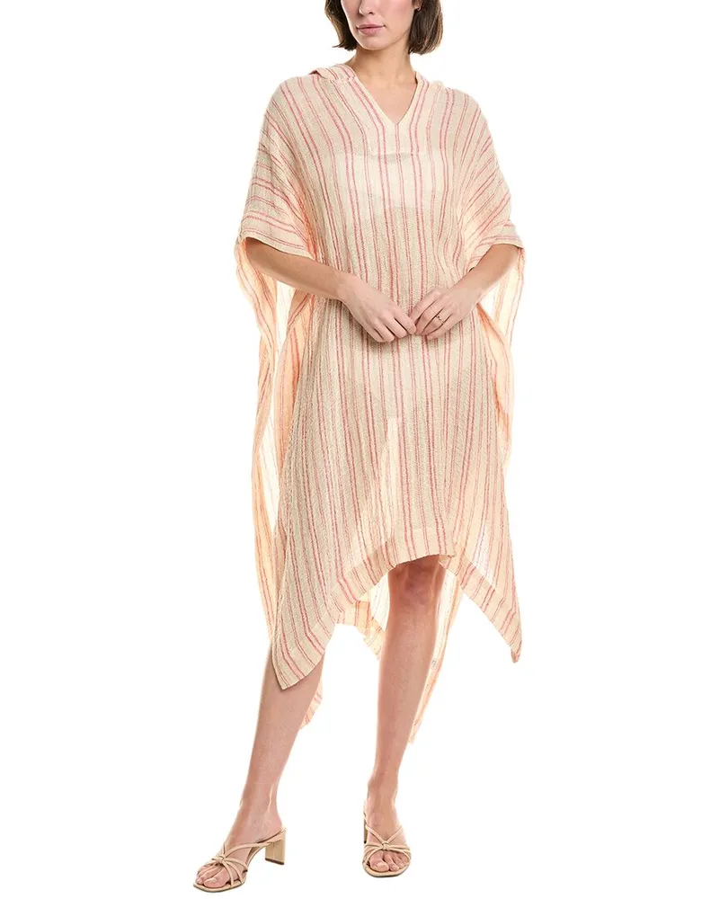 Lisa Marie Fernandez Linen Beach Poncho Beige