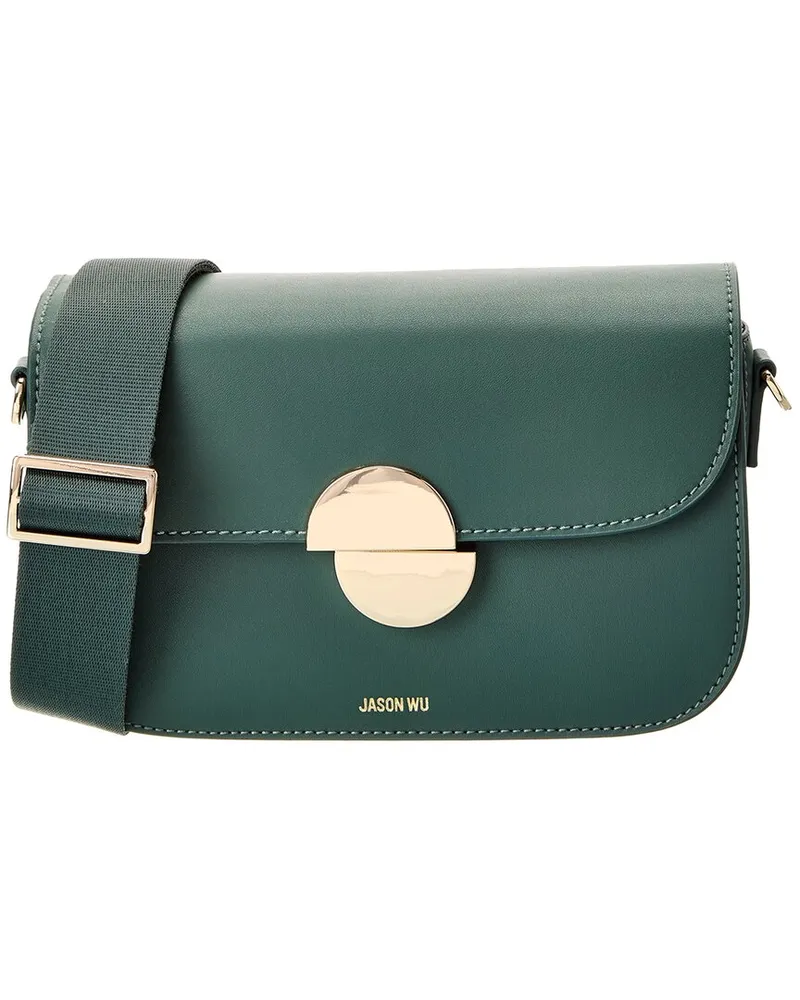 Jason Wu Orbit Leather Crossbody Green