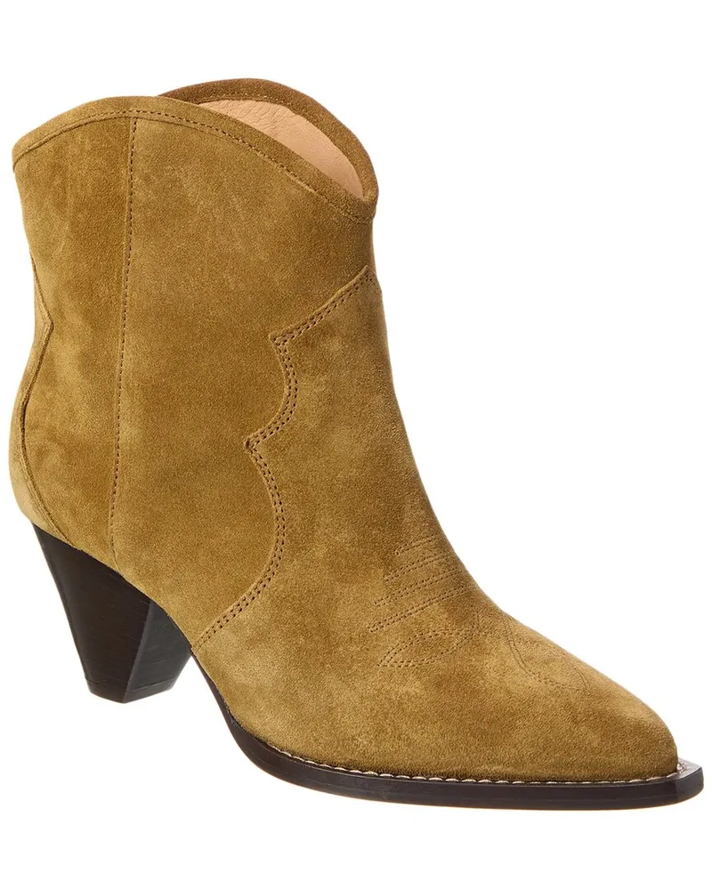Isabel Marant Darizo Suede Ankle Boot Brown