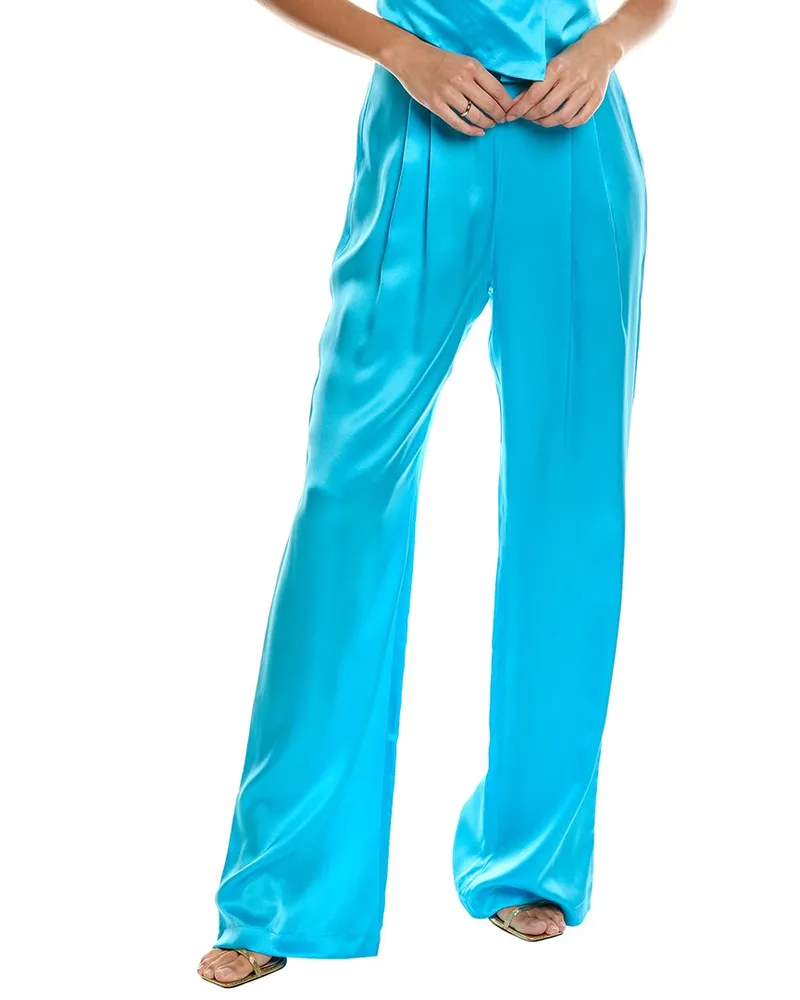 AIIFOS Alyssa Silk Pant Blue