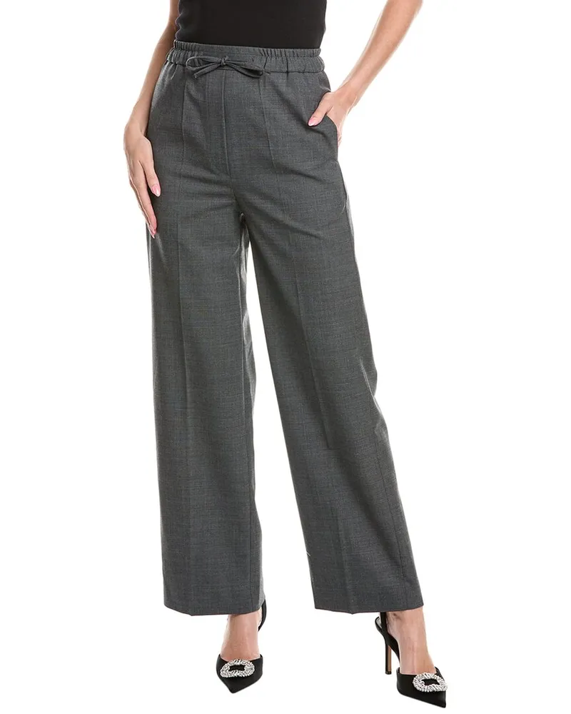 Sandro Wool-Blend Pant Grey