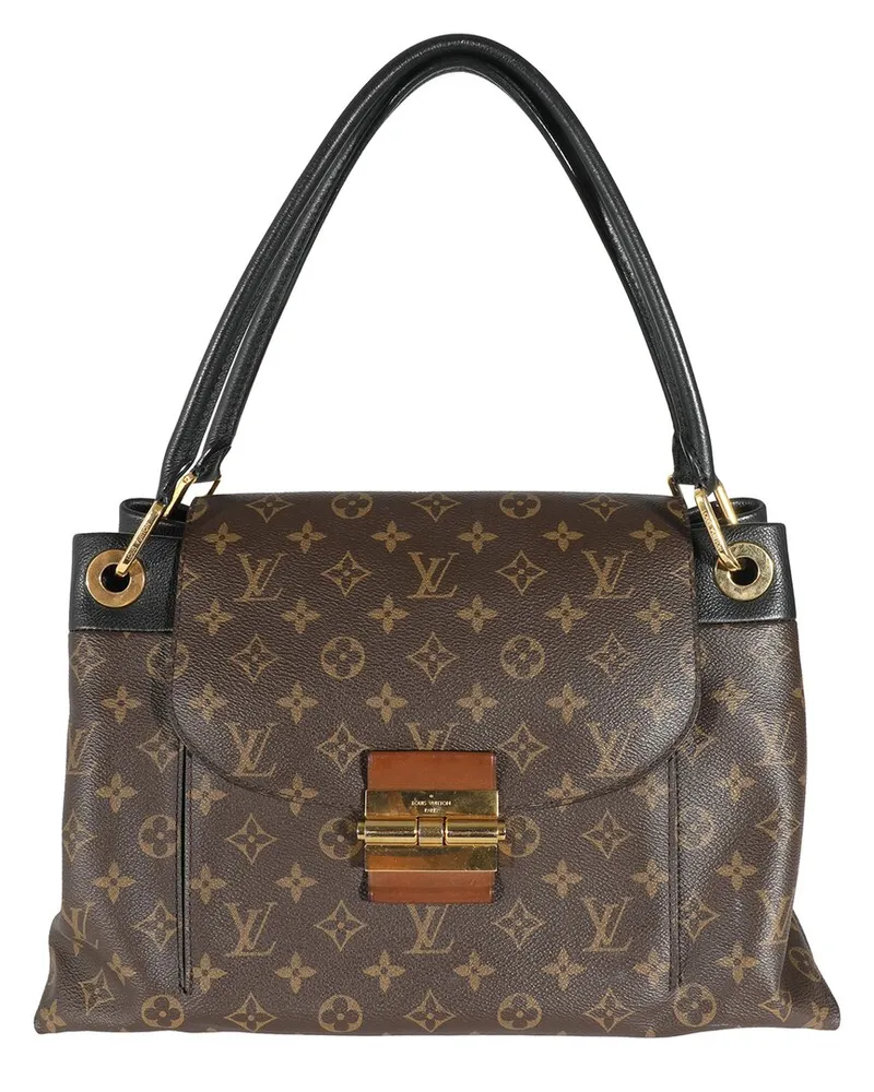 Louis Vuitton Brown Coated Canvas Olympe Tote (Authentic Pre-Loved Nocolor