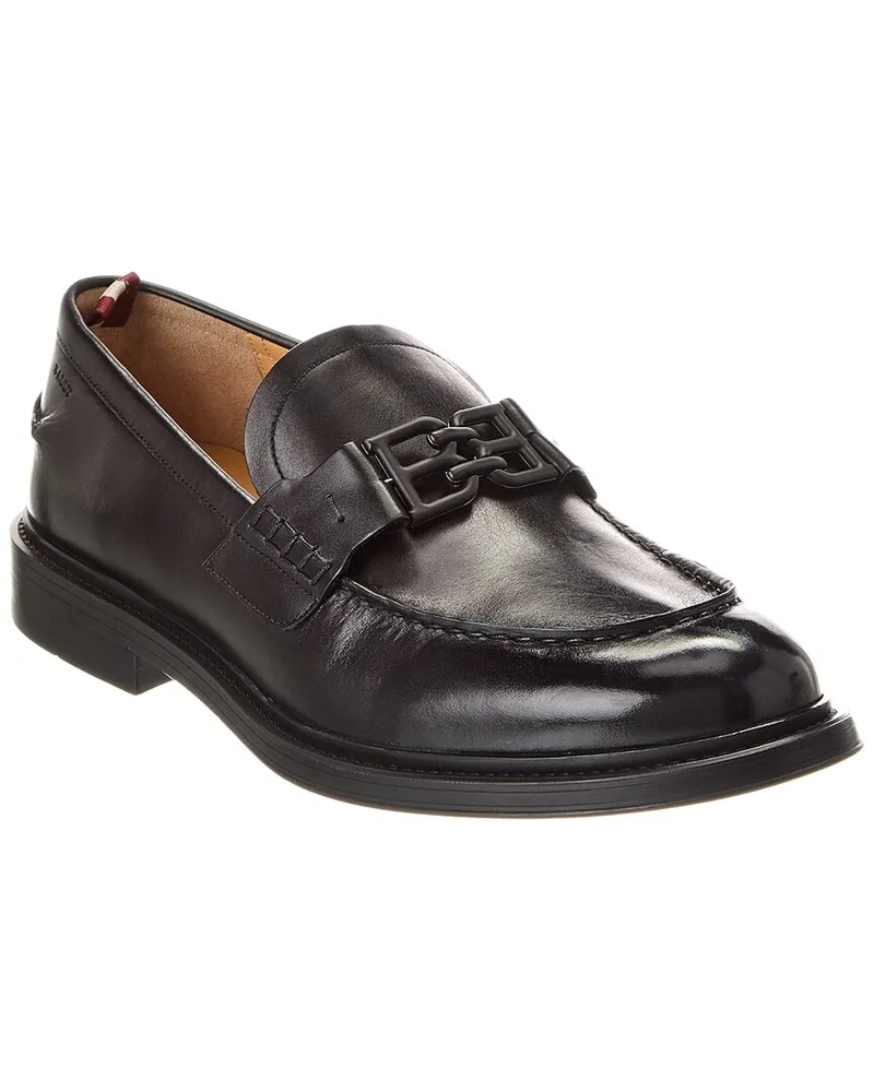 Bally Nickolas Leather Loafer Black