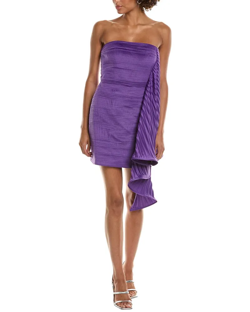 AMUR Kayleigh Mini Dress Purple