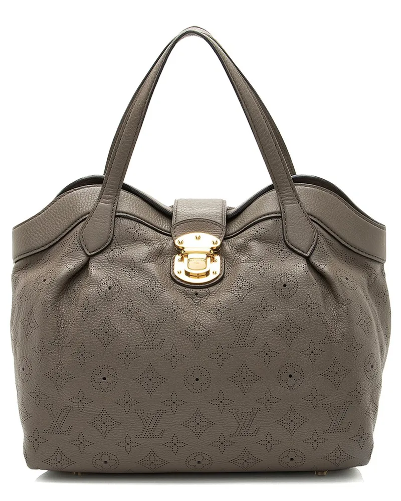 Louis Vuitton Grey Leather Cirrus PM Mahina (Authentic Pre-Loved Nocolor