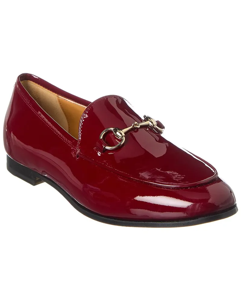 Gucci Horsebit Patent Loafer Brown