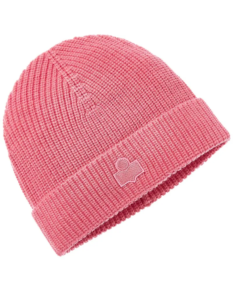 Isabel Marant Bayle Wool Beanie Pink