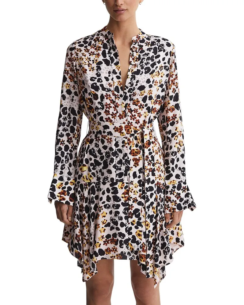 Reiss Sylvie Dress Brown