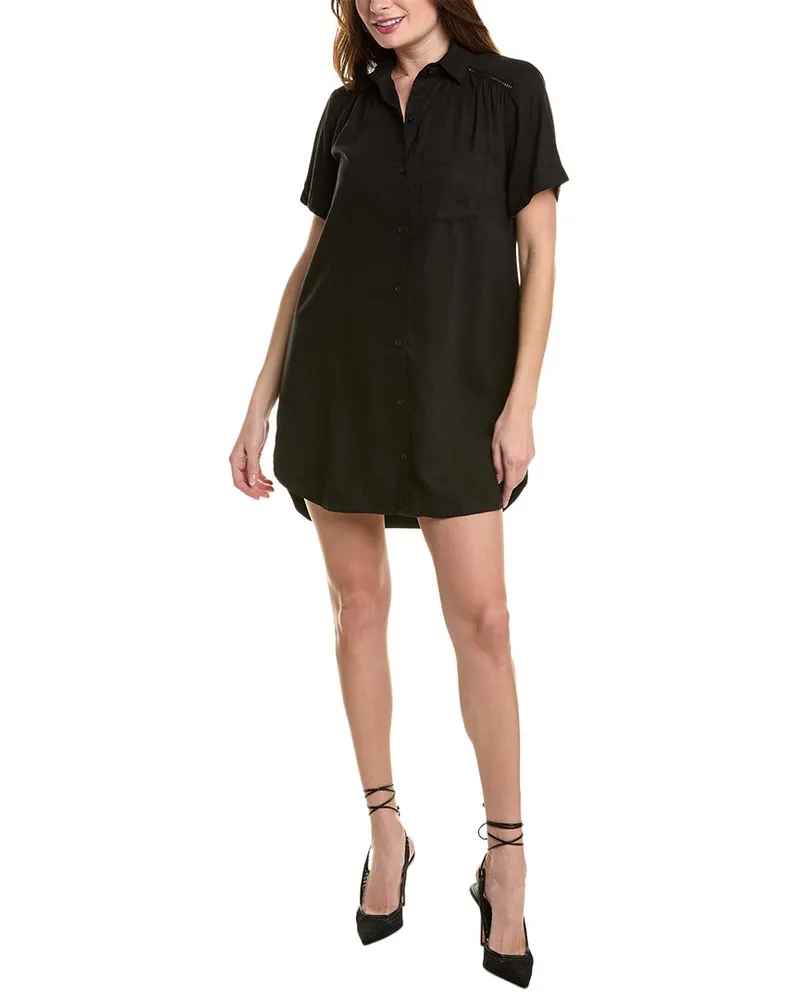 Bella Dahl Ladder Trim Shirt Dress Nocolor