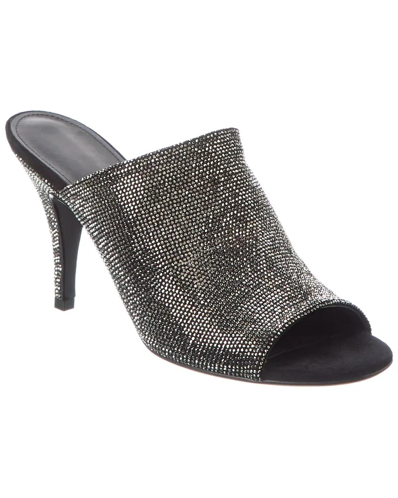 Ferragamo Janine Suede Sandal Black