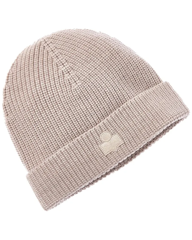 Isabel Marant Bayle Wool Beanie Beige