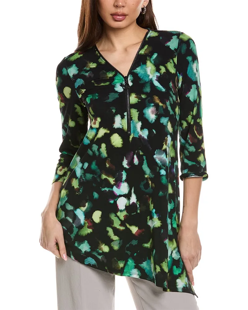 Joseph Ribkoff Asymmetrical Tunic Top Black