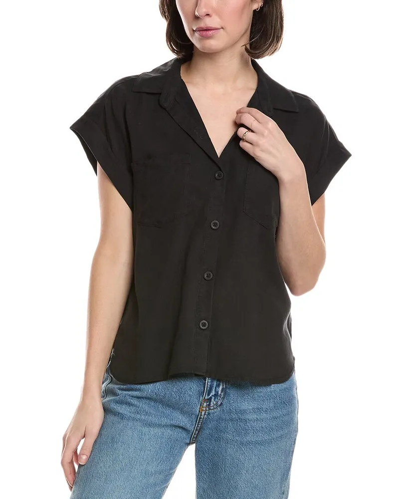 Bella Dahl Two Pocket Button-Up Shirt Nocolor