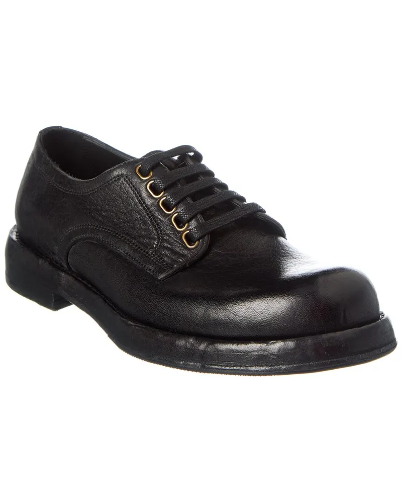 Dolce & Gabbana Leather Oxford Black