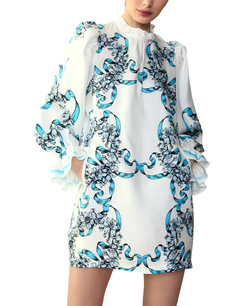 Cynthia Rowley Marseille Silk Shift Dress Nocolor