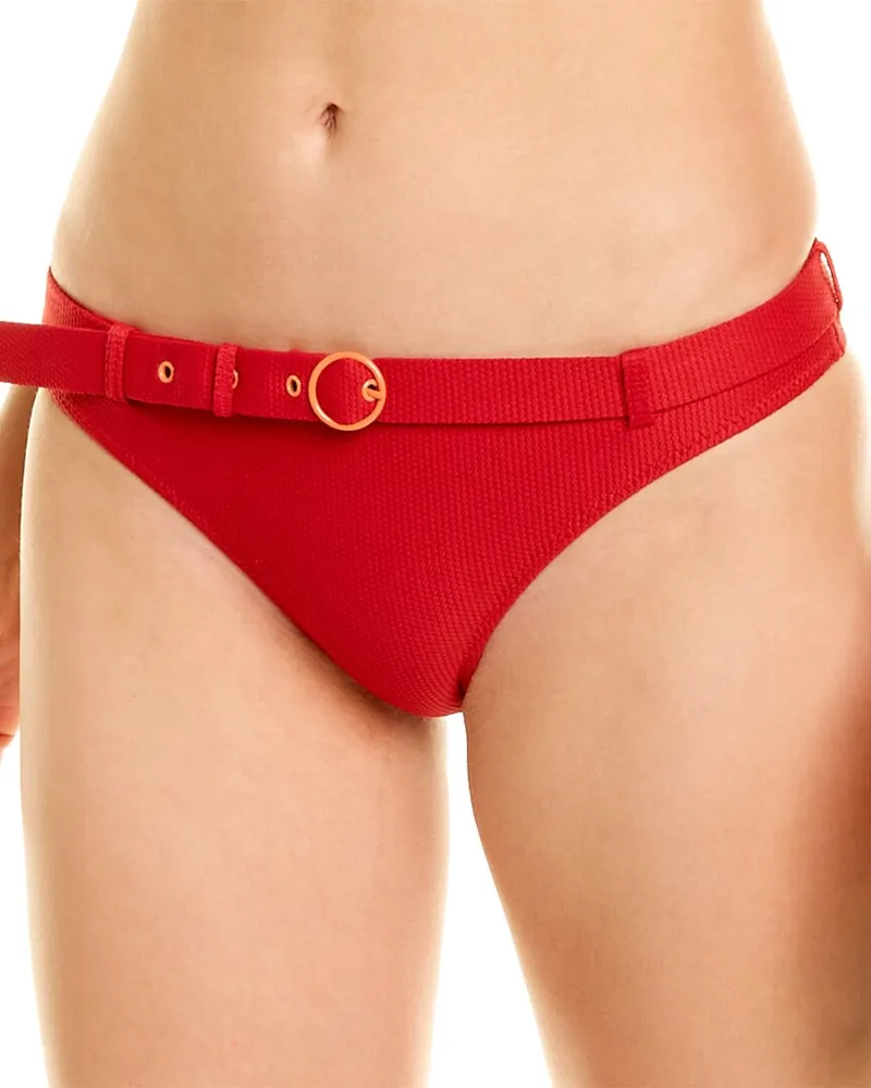 Solid and Striped The Rachel Bikini Bottom Red