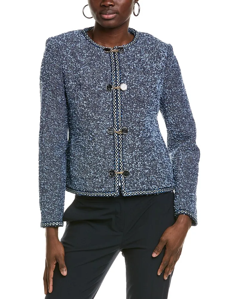 Elie Tahari The Dionne Jacket Blue