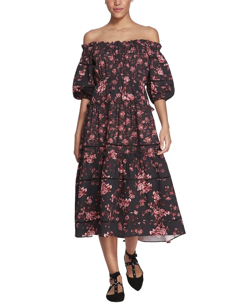 Marchesa Ayana Printed Dress Nocolor